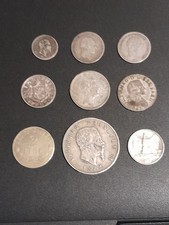 LOTTO MONETE AREA ITALIANA. ARGENTO. (LUCCA). SAVOIA. LOMBARDO VENETO. ALBANIA.