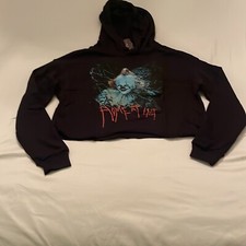 Chapter Two Mens Black Long Sleeve Home At Last Graphic Pullover Hoodie Size M