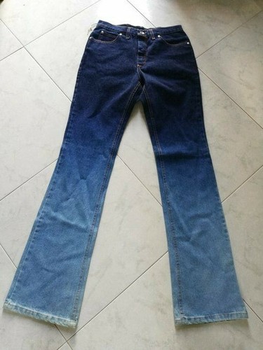 Jeans donna blu bicolore - , a