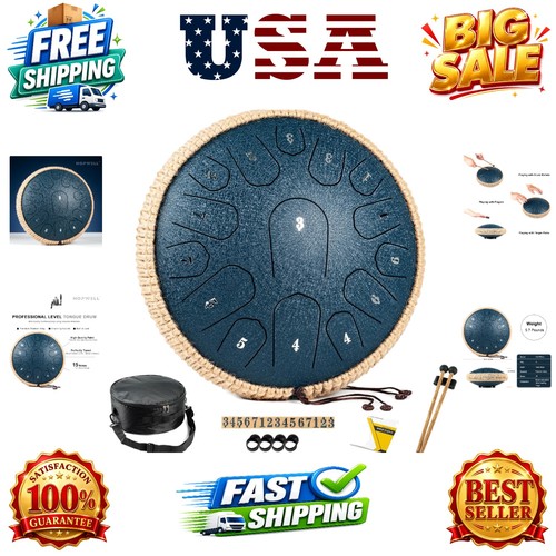 Steel tongue drum 13 - drum,
