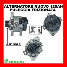 ALTERNATORE NUOVO 120AH FIAT