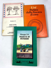 LOTTO 3 LIBRI GIUSEPPE LISI