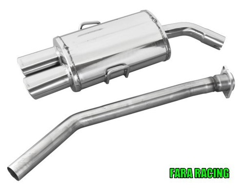Scarico finale 2x90x70 inoxcar - scarico,
