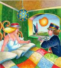 FRANCESCO NESI - SORPRESA DEL MATTINO - caffè -  serigr firmata