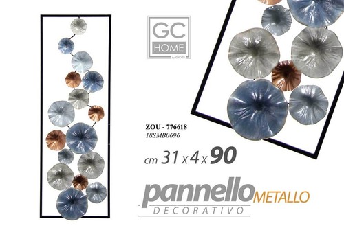 Quadro metallo parete - metallo,