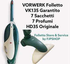 FOLLETTO VK135 RIGENERATO ORIGINALE VORWERK HD35 SACCHETTI PROFUMI COME NUOVO