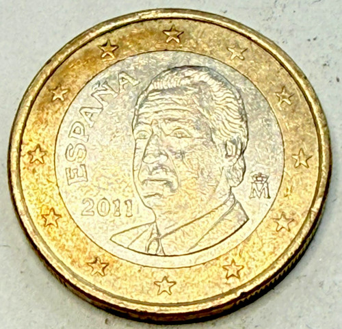 2011 spagna 1 euro - 2011,