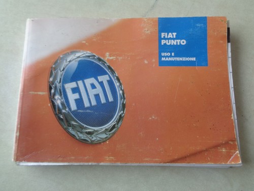 Libretto istruzioni fiat punto - libretto,