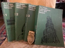 G.C. Argan,  Storia Dell'Arte Italiana Vol. 1, 2, 3 + L’Arte Moderna - SANSONI.