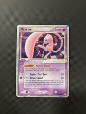 Pokemon Card Mew Ex 100/110 Rare Holo EX Holon Phantoms 2006 Eng Exc