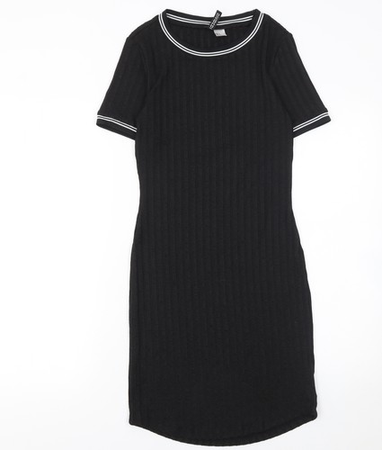 Abito donna nero bodycon - h&m,