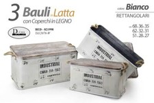 SET 3 BAULI BOX IN LATTA CON