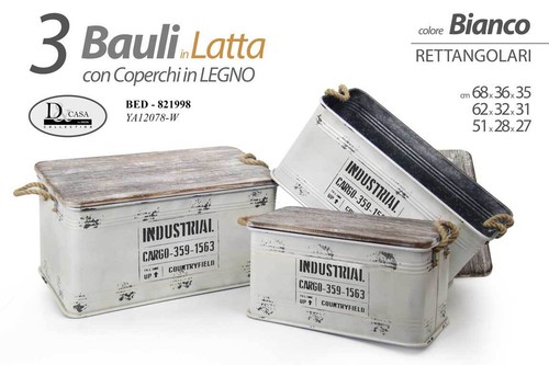 Set bauli box latta - box, in