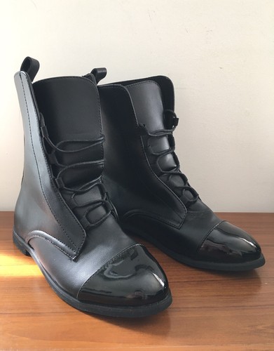 Stivali vintage pelle punta - in,