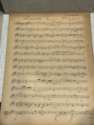 Spartito antico quartetto - spartito, in