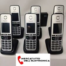Telefono Cordless Gigaset A670 con Centralina 6 Portatili Vivavoce TFT a Colori