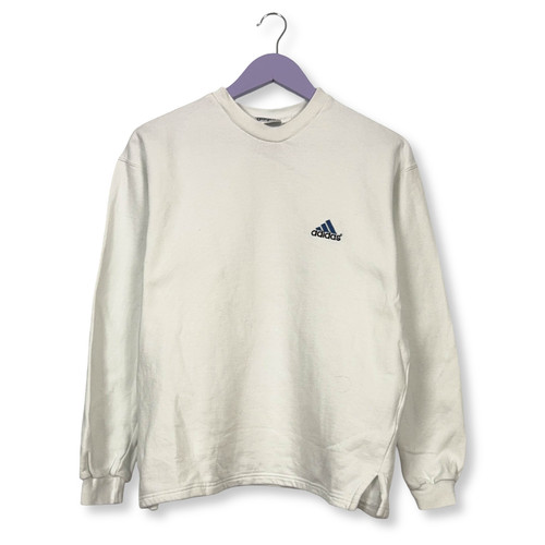 Felpa adidas vintage bianca - vintage, a
