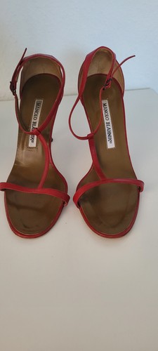 Escapins rouge manolo blahnik - manolo,