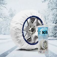 Set 2 Catene da Neve in Tessuto KIT CALZE OMOLOGATE UNI EN 1662-1:2020 SMLXLXXL