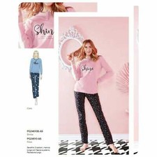 Pigiama Donna Caldo Cotone