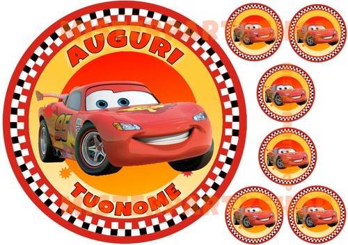 Cialda ostia per torte - torte, cars