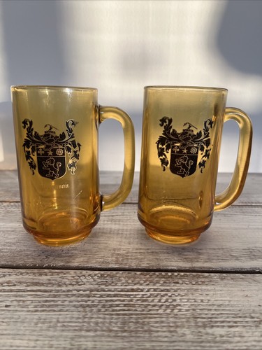 Raro set tazze - 2, amber