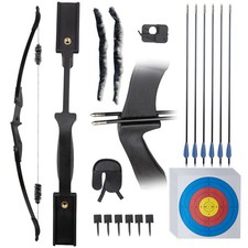Set Arco Ricurvo E Frecce 53 Pollici per Adolescenti, Destro e Sinistro