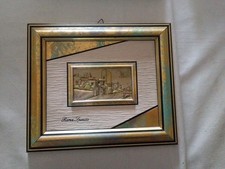 Quadretto Roma Sparita 20x17 cm Lamina Arg 925