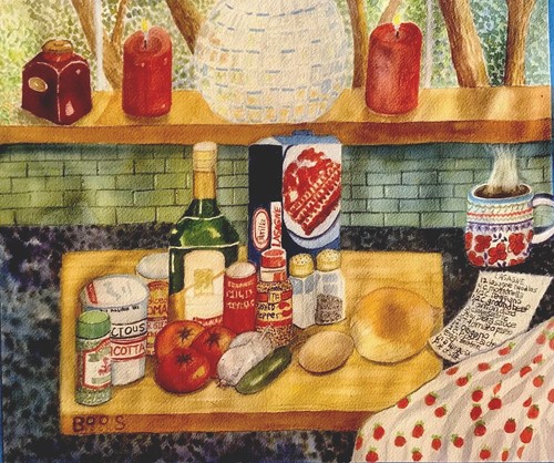 Acquerello originale 14x16 - originale,