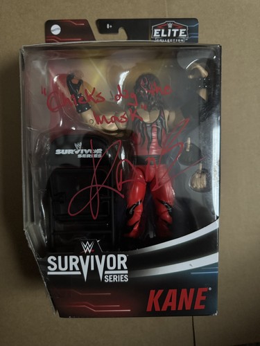 Figurina firmata coa wwe kane - coa,