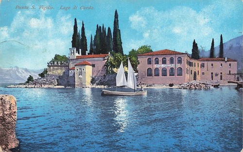 Cartolina punta san vigilio - punta,