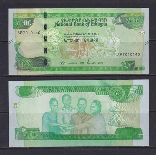 Etiopia banconota 10 - etiopia,