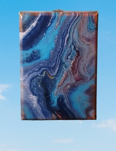 Quadro acrilico astratto