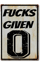 Fucks-Given 0 Insegna