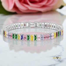 Bracciale donna tennis argento - bracciale,