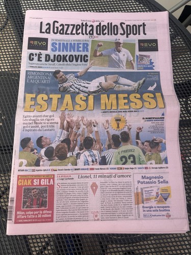 Giornale calcio luglio 2026 - calcio,