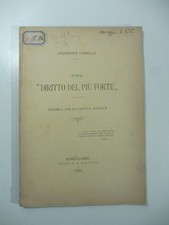 Giuseppe Cimbali, Pel diritto