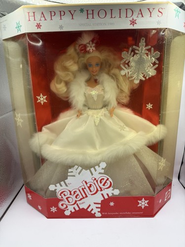 Happy holidays 1989 barbie - holidays,