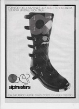 advertising Pubblicità brochure STIVALI ALPINESTARS '73-MOTOCROSS VINTAGE-ENDURO