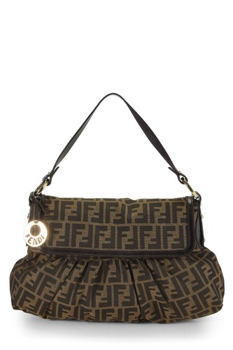 Fendi brown zucca - fendi, canvas