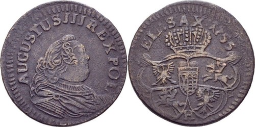 Polonia groschen 1755 - groschen, federico