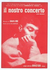 Spartito UMBERTO BINDI Il