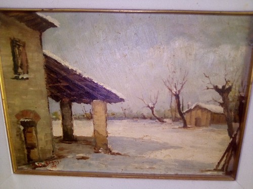 Quadro dipinto tavola - su,