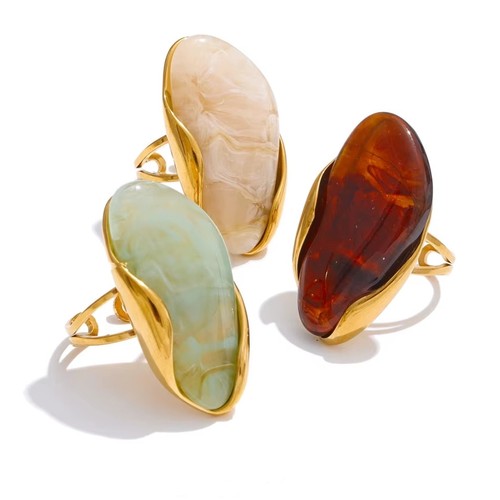 Anello statement acciaio - anello,