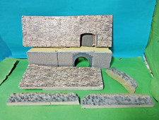 PARETE PORTALE GALLERIA Muro  accesori vari X  PLASTICI FERROVIARI scala N e Ho