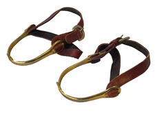 COPPIA VECCHI SPERONI DA DONNA EQUITAZIONE CAVALLO VINTAGE. BQ30