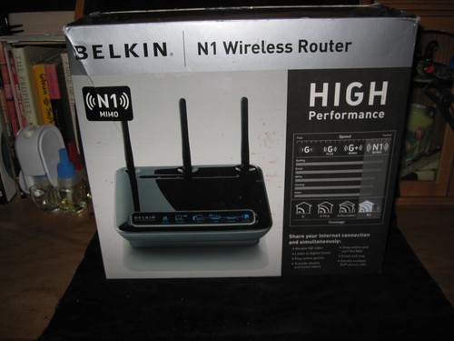 Belkin vision router - 2-belkin, n1