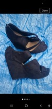 Sandali con zeppa tacco alto