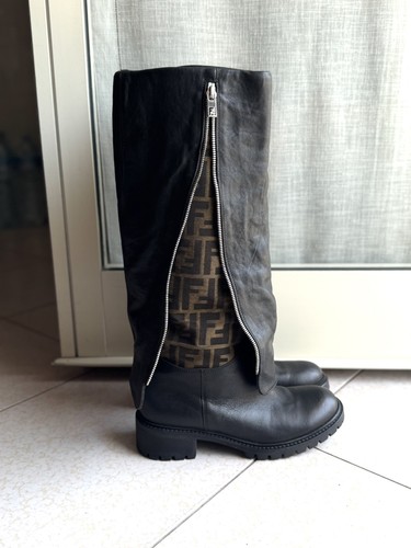 Stivali biker fendi - biker, vera