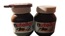 Coppia Di Barattoli Nutella Vintage Modernariato 5kg